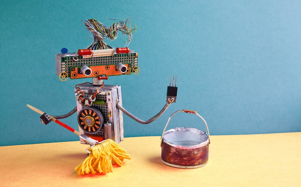 Data cleaning robot